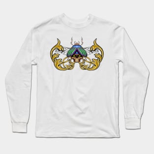 Beetle with skull Long Sleeve T-Shirt
